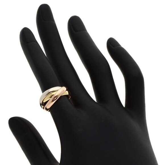 CARTIER 18k Pink Trinity Ring #48 - Picture 4 of 9
